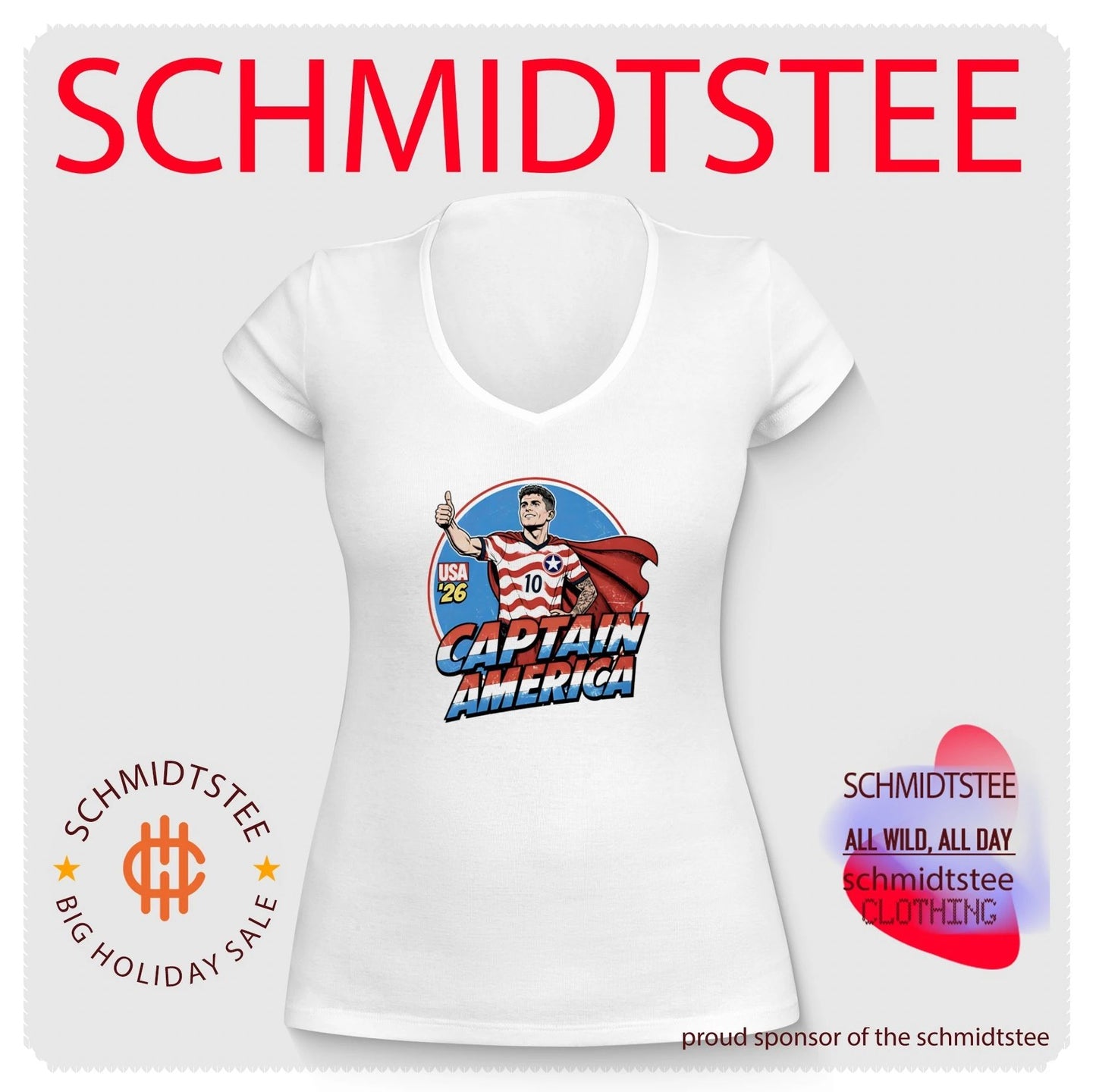 Captain America USA ’26 World Cup Fifa shirt
