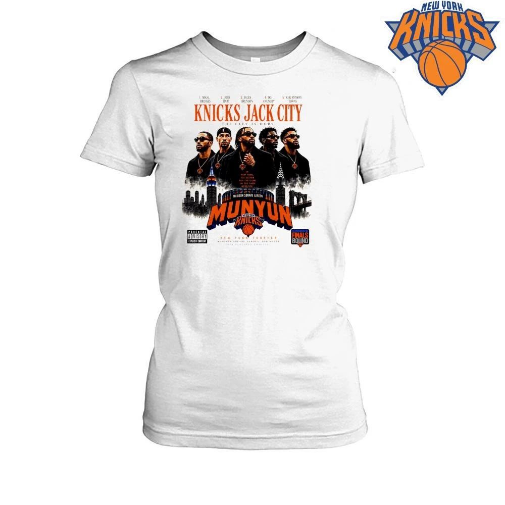 New York Knicks Munyun Knicks Jack City Basketball Player NBA Finals 2026 Shirt