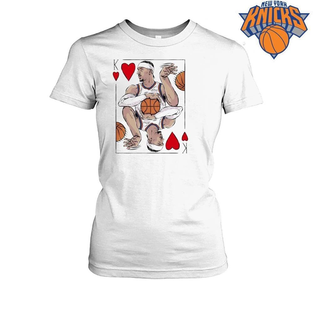 King of Hearts Jalen Brunson Card NBA Finals 2026 Knicks Art Shirt