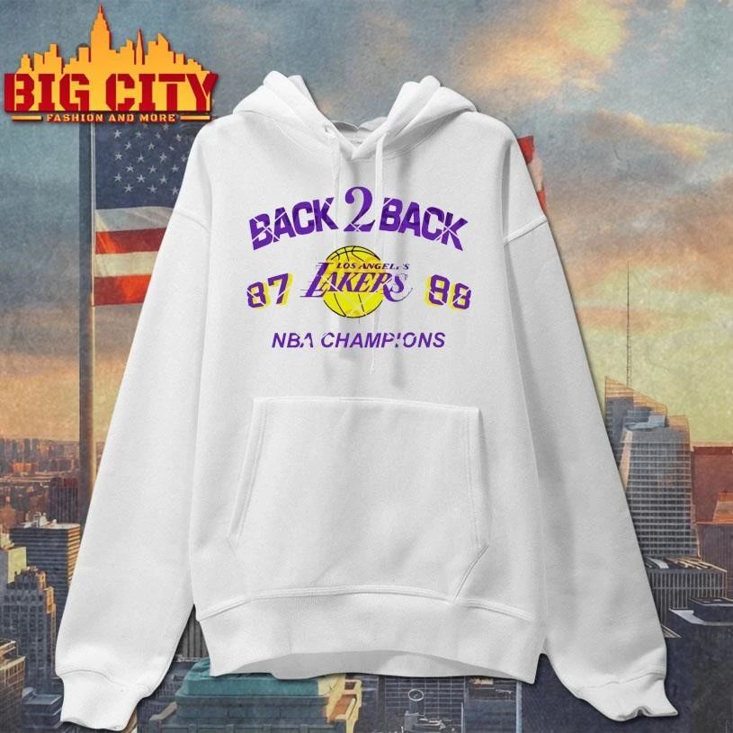 Back 2 Back Los Angeles Lakers 87 88 NBA Champions Shirt