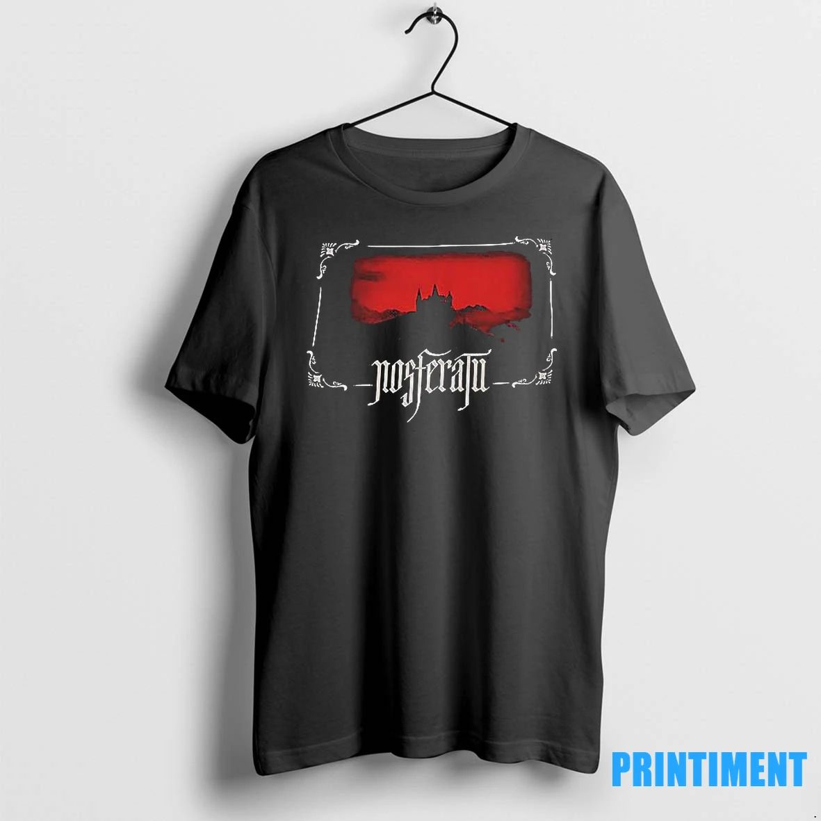Nosferatu Castle Mineral Wash Sunset Tshirts Sweater