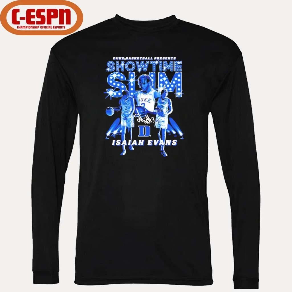 Isaiah Evans Duke Blue Devils Showtime Slim T-shirt