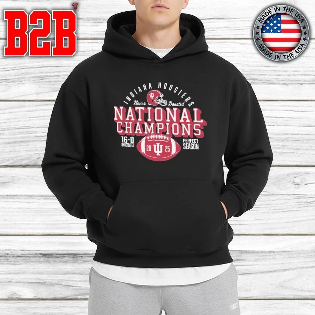 College Football Playoff 2026 Retro Brands Indiana National Champions Perfect Season Shirt