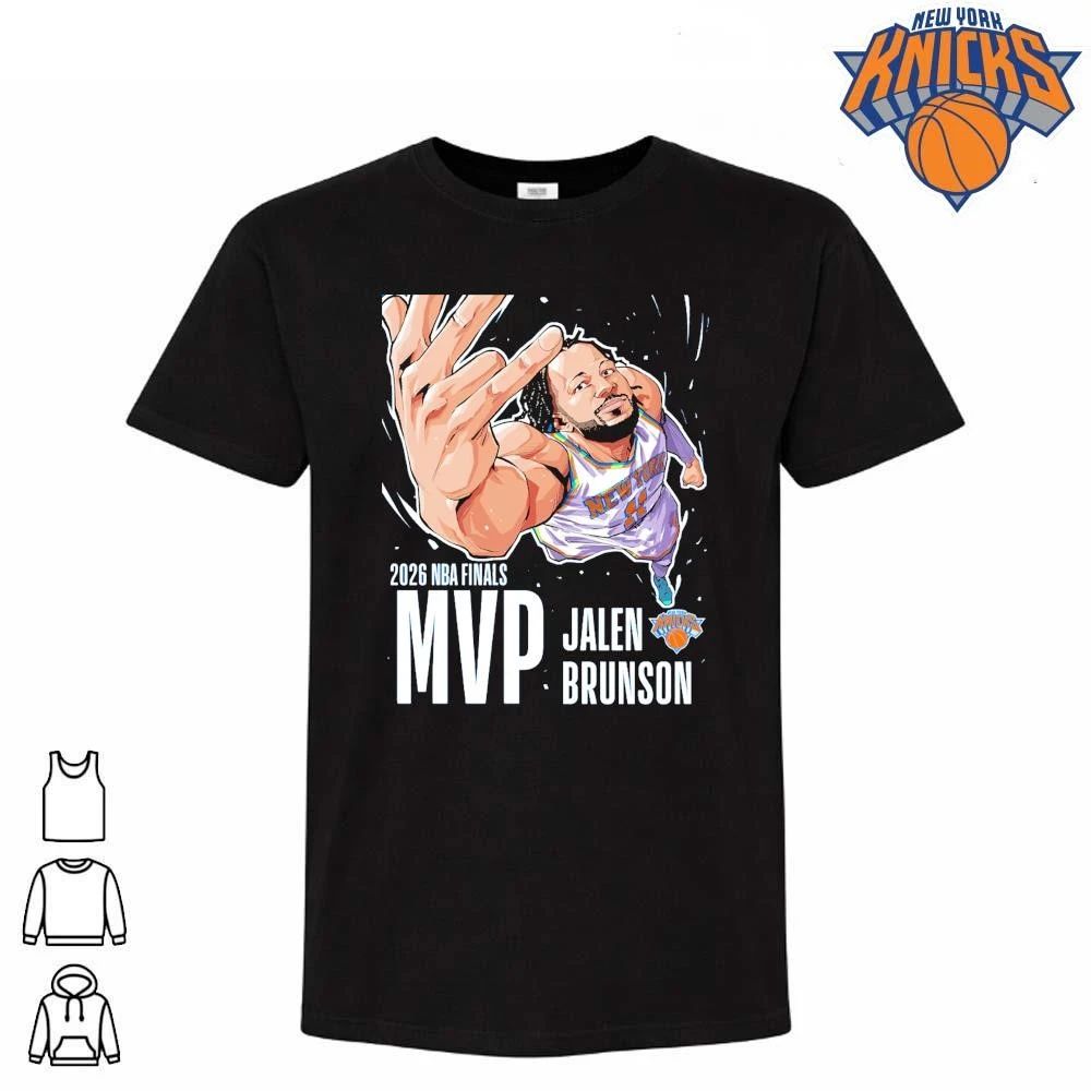 Jalen Brunson 2026 NBA Finals MVP New York Knicks Champions Shirt