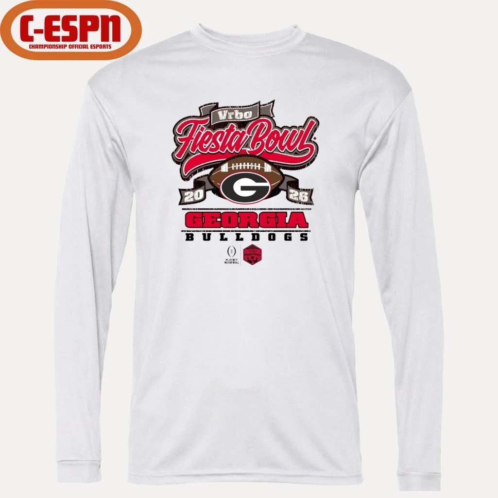Georgia Bulldogs CFP Semifinal 2026 Vrbo Fiesta Bowl Scripted Shirt