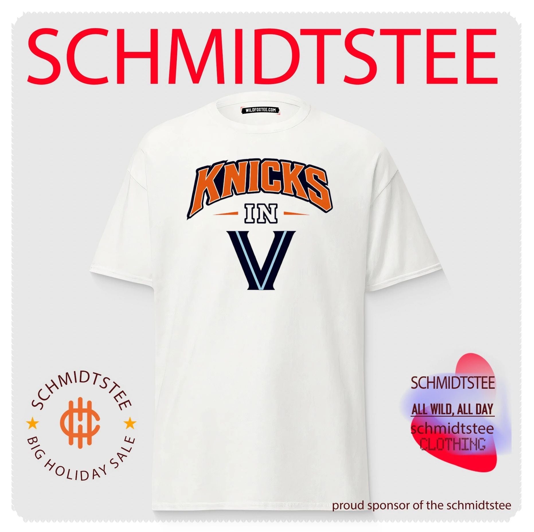 Knicks in 5 V Logo Champions shirt