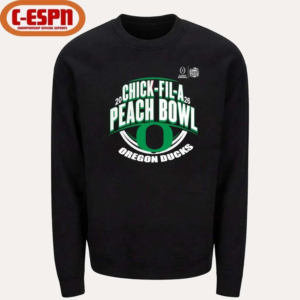 Oregon Ducks CFP Semifinal At The Peach Bowl 2026 T-Shirt