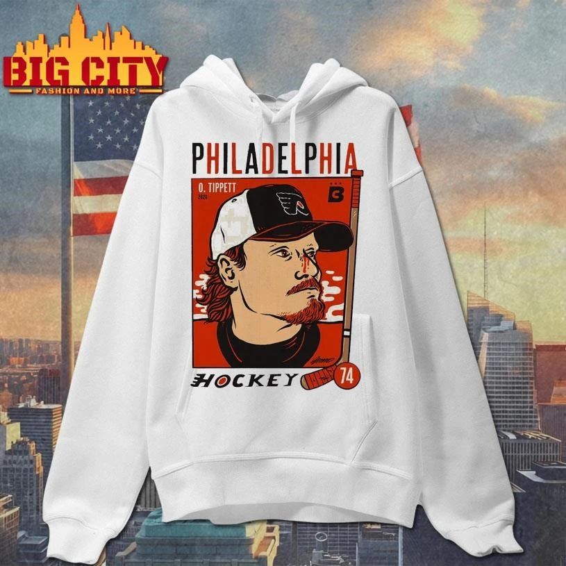 Owen Tippett 74 Philadelphia Flyers Hockey Team Vintage Shirt