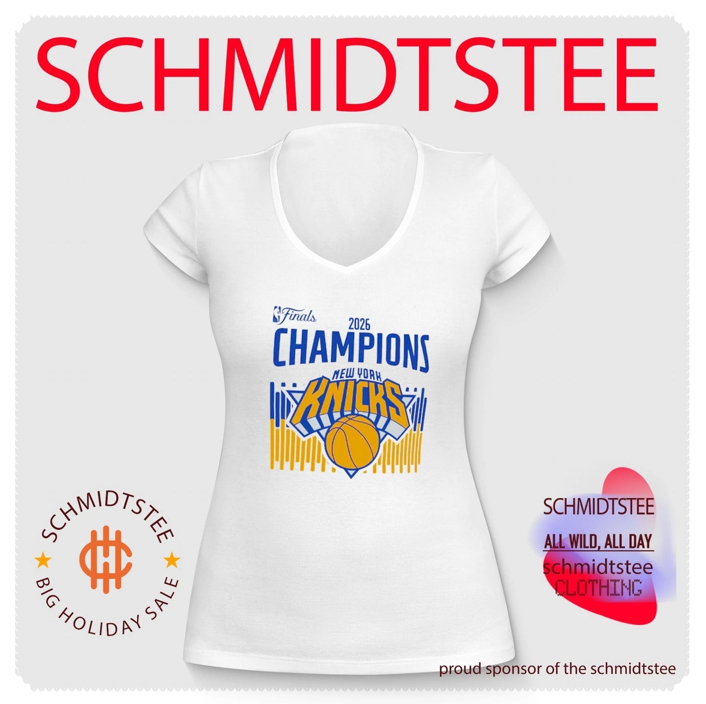 New York Knicks 2026 NBA Finals Champions Mainstream Terry shirt