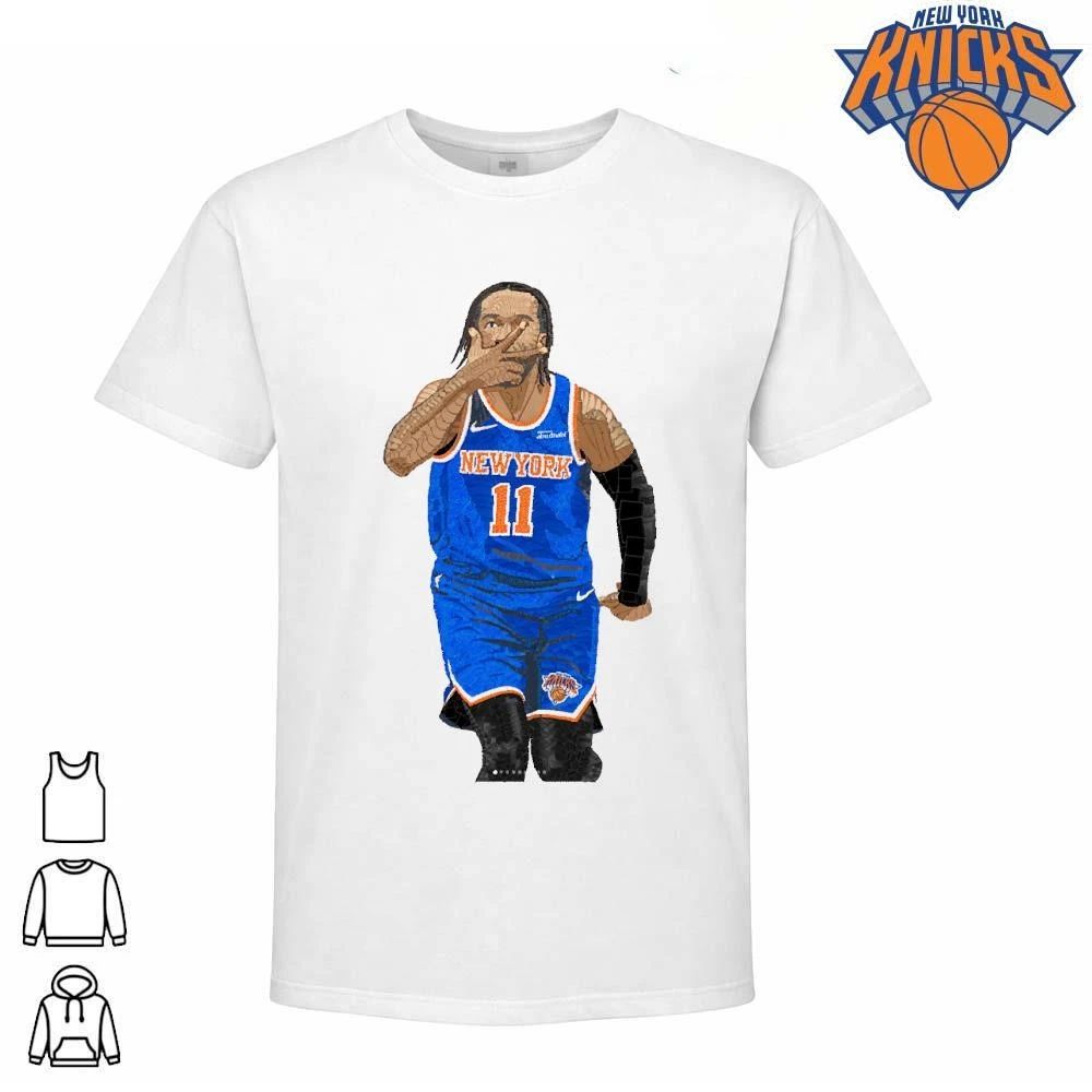 New York Knicks Jalen Brunson 11 Three Point Celebration Shirt