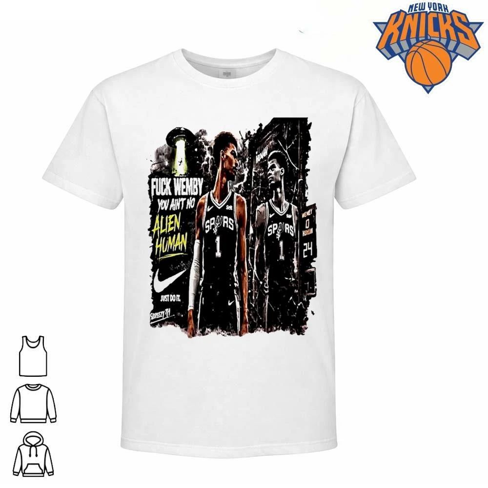 Victor Wembanyama San Antonio Spurs Nba Fuck Wemby You Aint No Alien Human Shirt