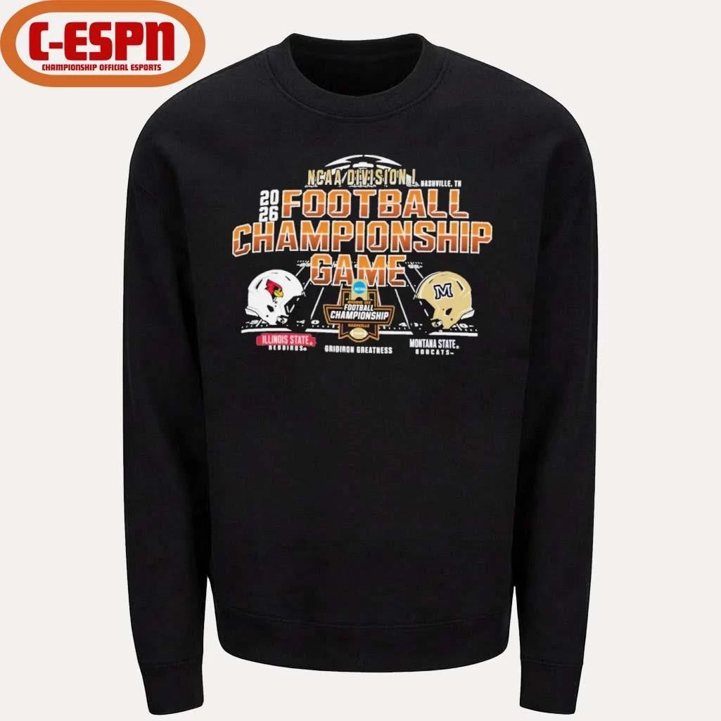 Nashville, TN 2026 NCAA DI Football Championship Game Illinois State Vs Montana State Matchup Shirt