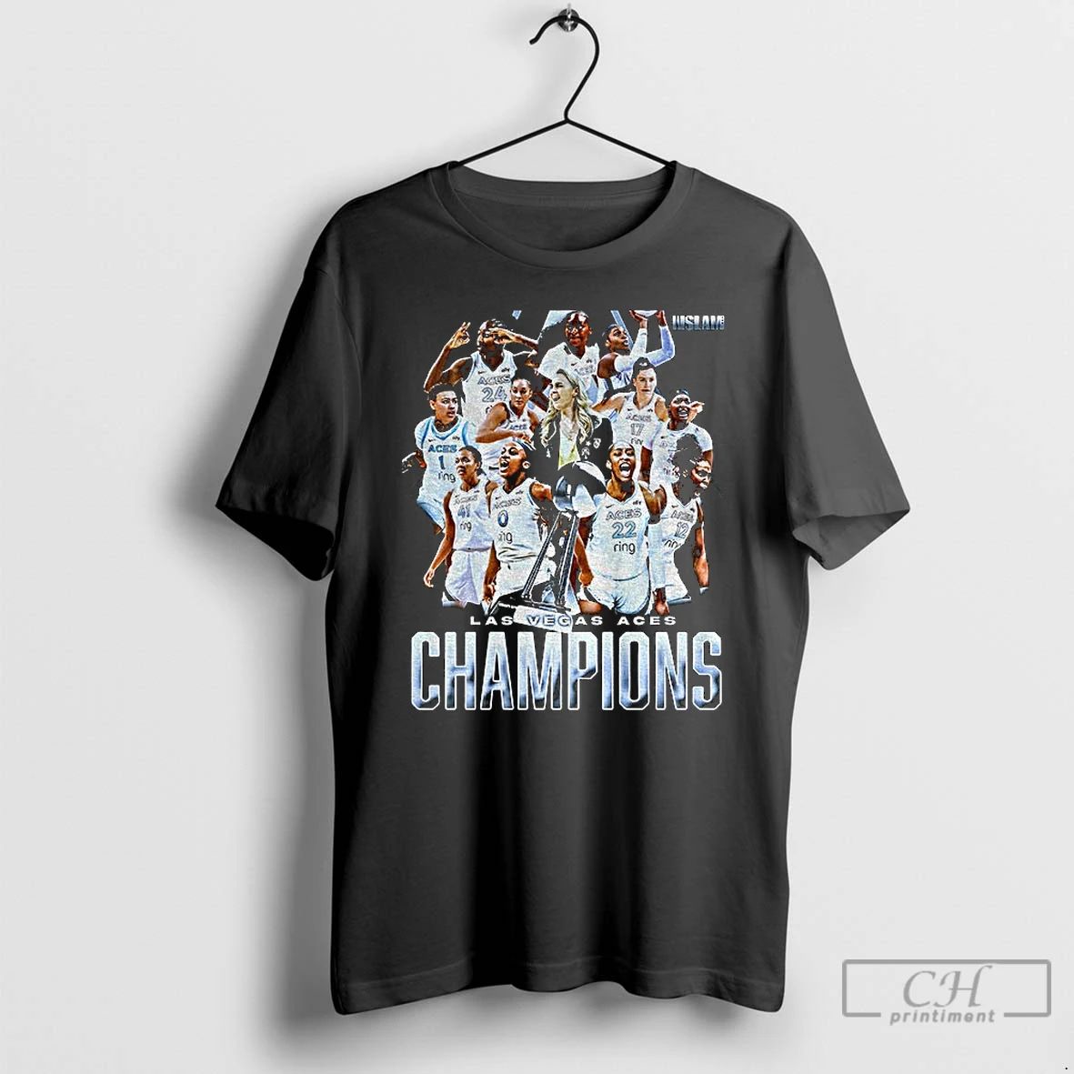 Premium Becky Hammon Las Vegas Aces Basketball Wnba Champions 2025 T Shirts