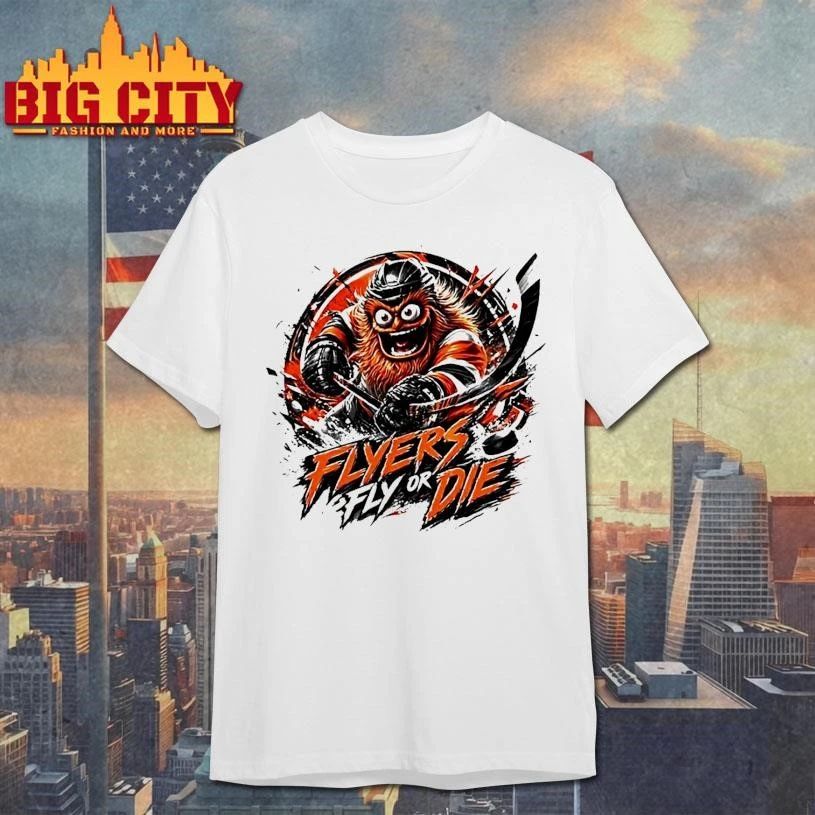 Flyers Hockey Gritty Flyers Fly Or Die Nhl 2026 Shirt
