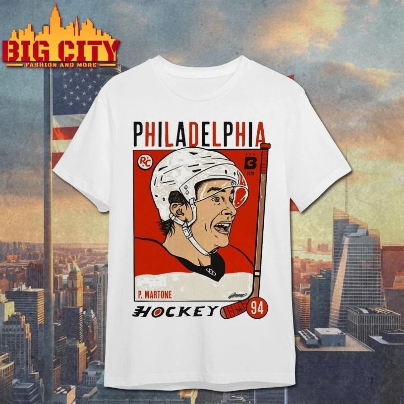 P. Martone 94 Philadelphia Flyers Hockey Team Vintage Shirt