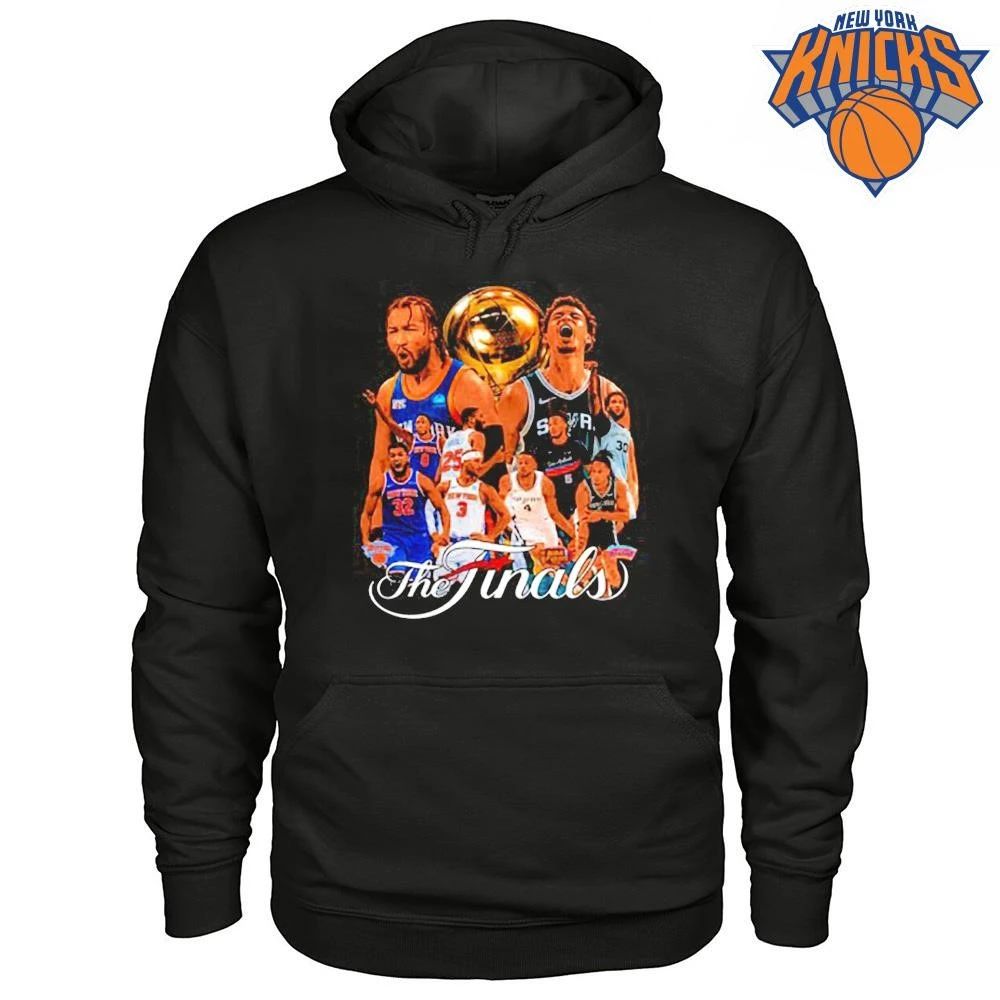 New York Knicks vs San Antonio Spurs Jalen Brunson Victor Wembanyama Championship Trophy The Finals Basketball Graphic Vintage NBA Finals 2026 Shirt