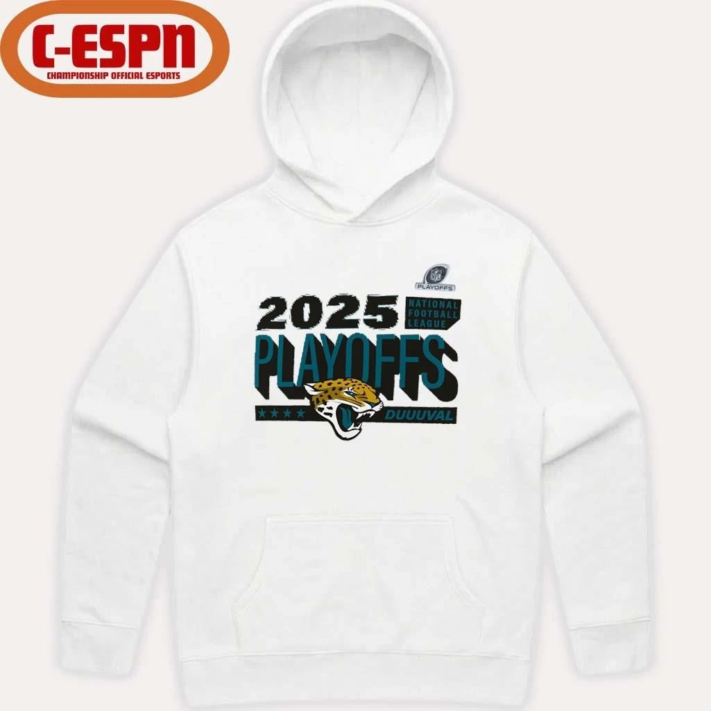 Jacksonville Jaguars Duuuval 2025 NFL Playoffs Ready T-Shirt