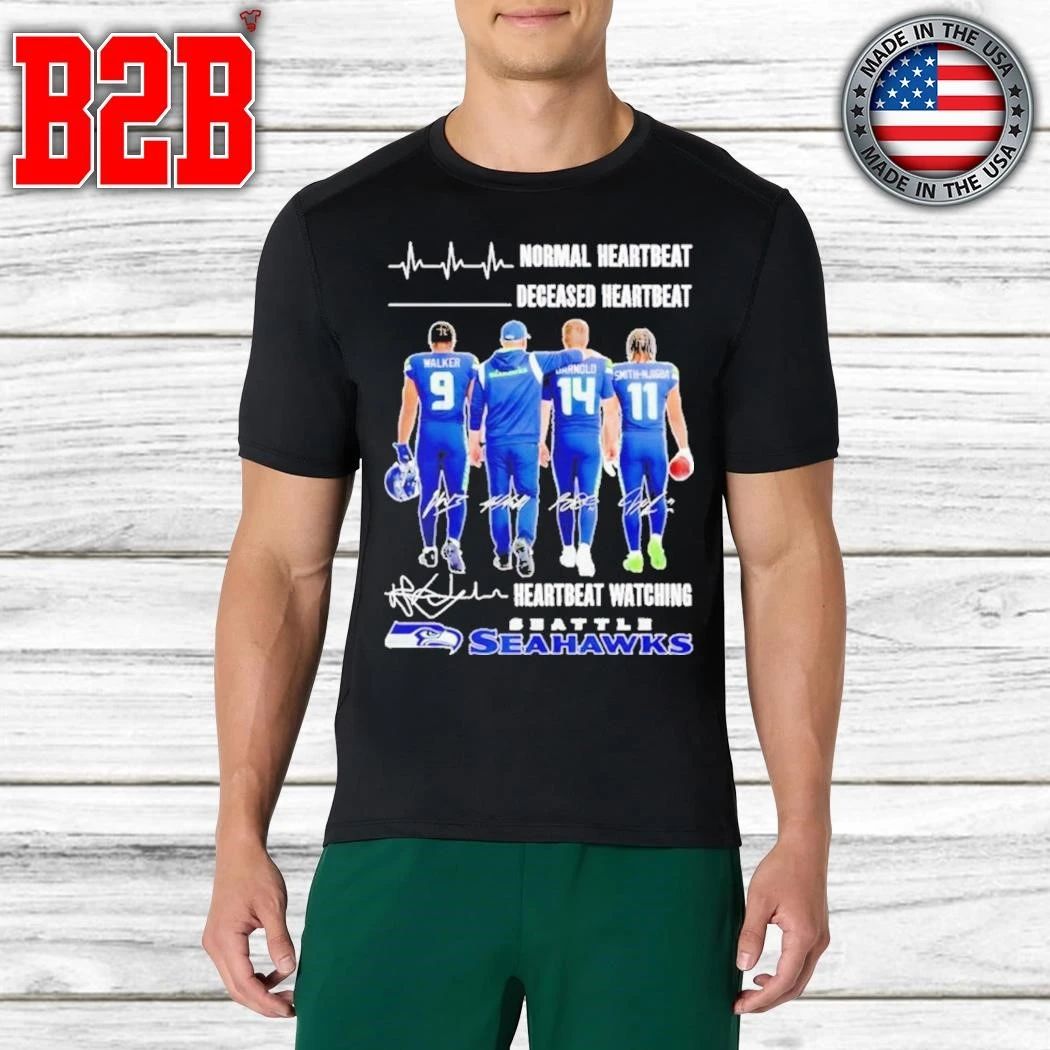 Seahawks Normal Heartbeat Deceased Heartbeat Shirt