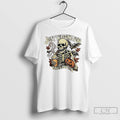 Premium Just Waiting For Halloween Skeleton Coffee T Shirts