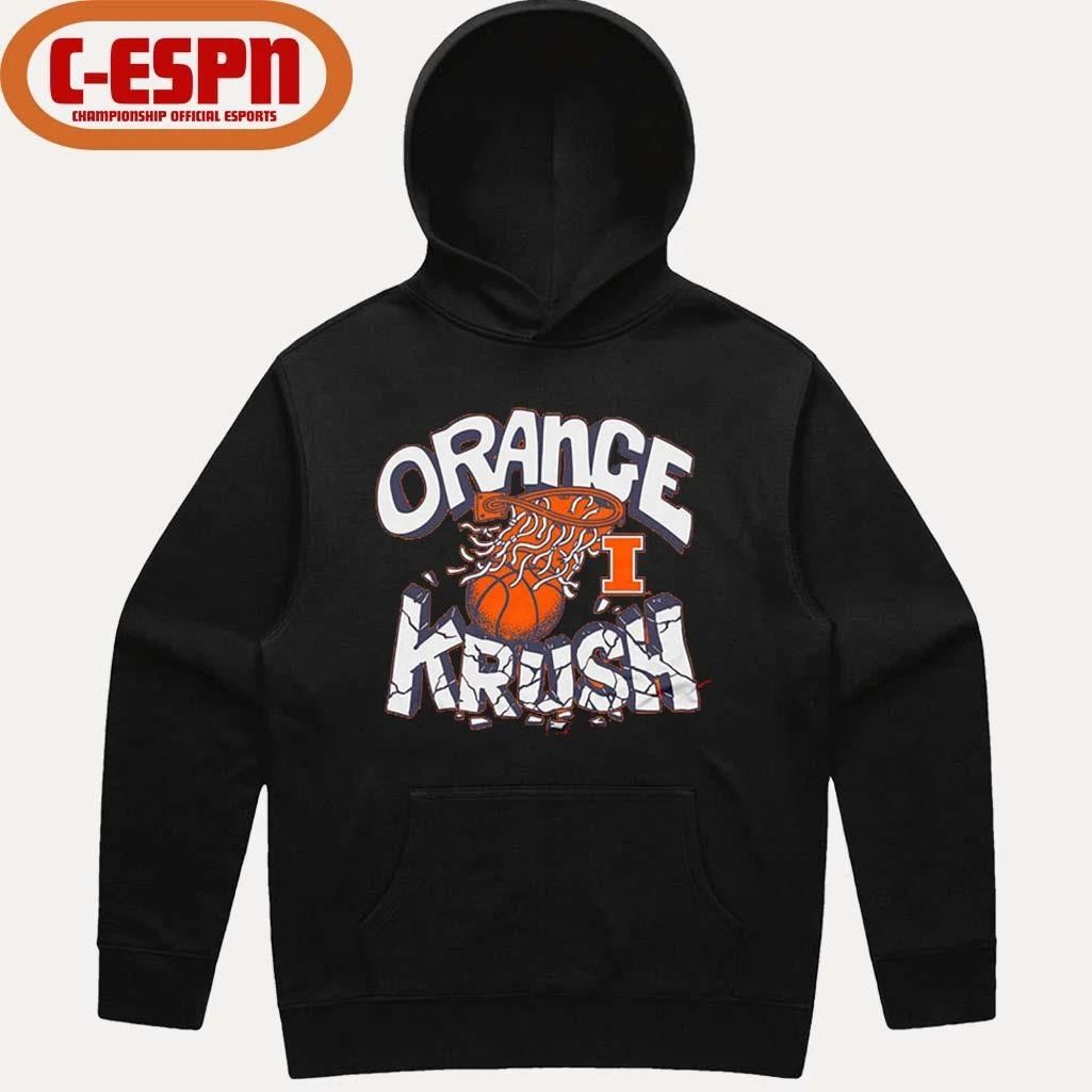 Illinois Fighting Illini Orange Krush Basketball Shirt