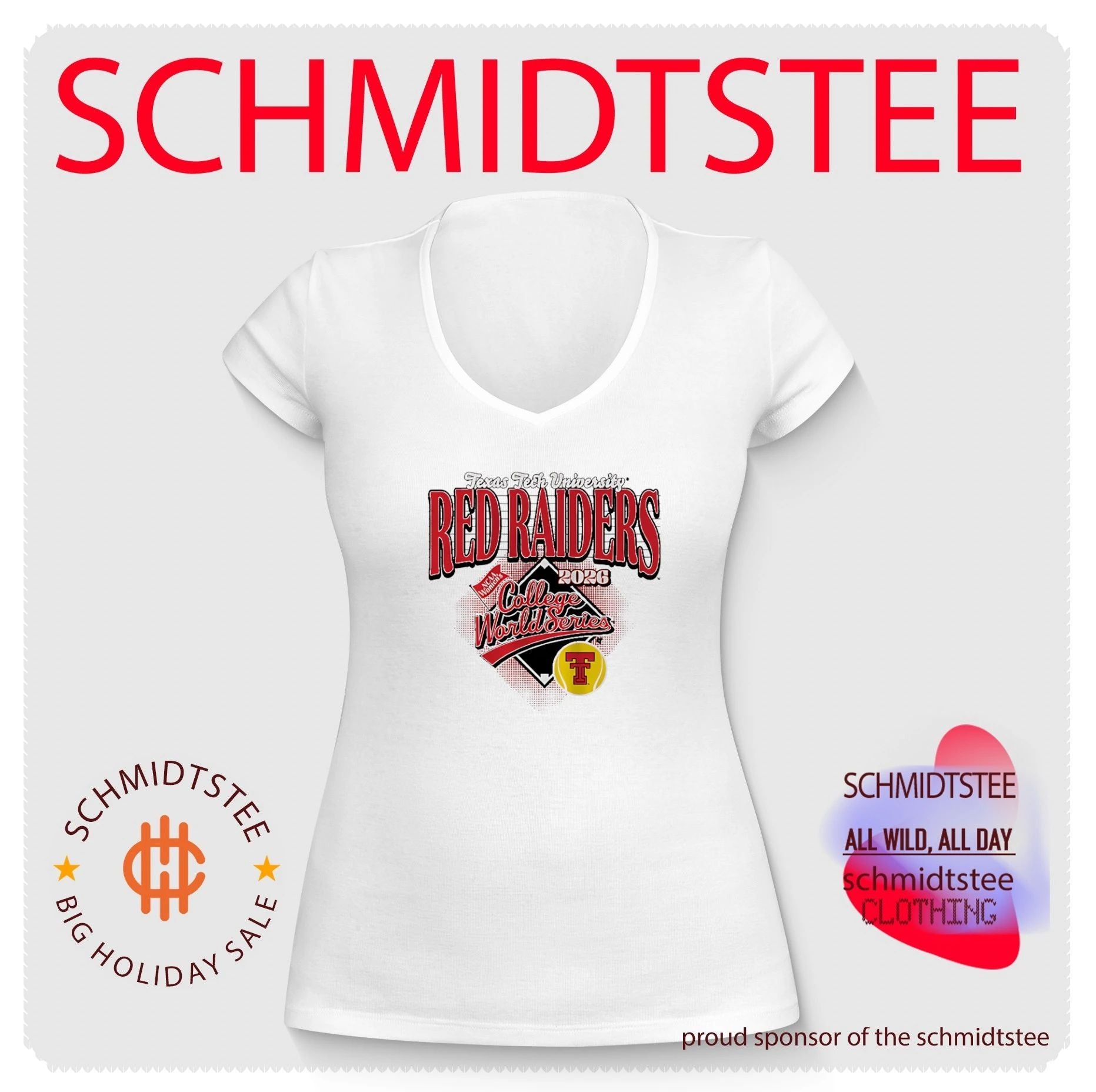 Texas Tech Softball 2026 Women’s College World Series shirt