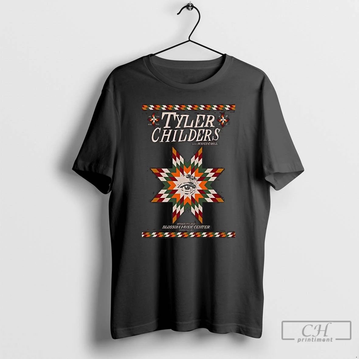 Premium Tyler Childers Tour Cuyahoga Falls Ohio October 7 2025 Long Sleve T Shirts