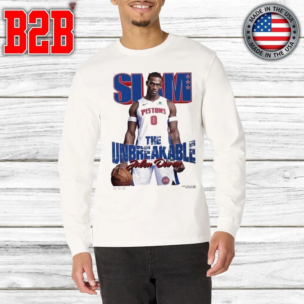 SLAM 260 Jalen Duren Magazine Cover The Unbreakable From Team Detroit Pistons Shirt