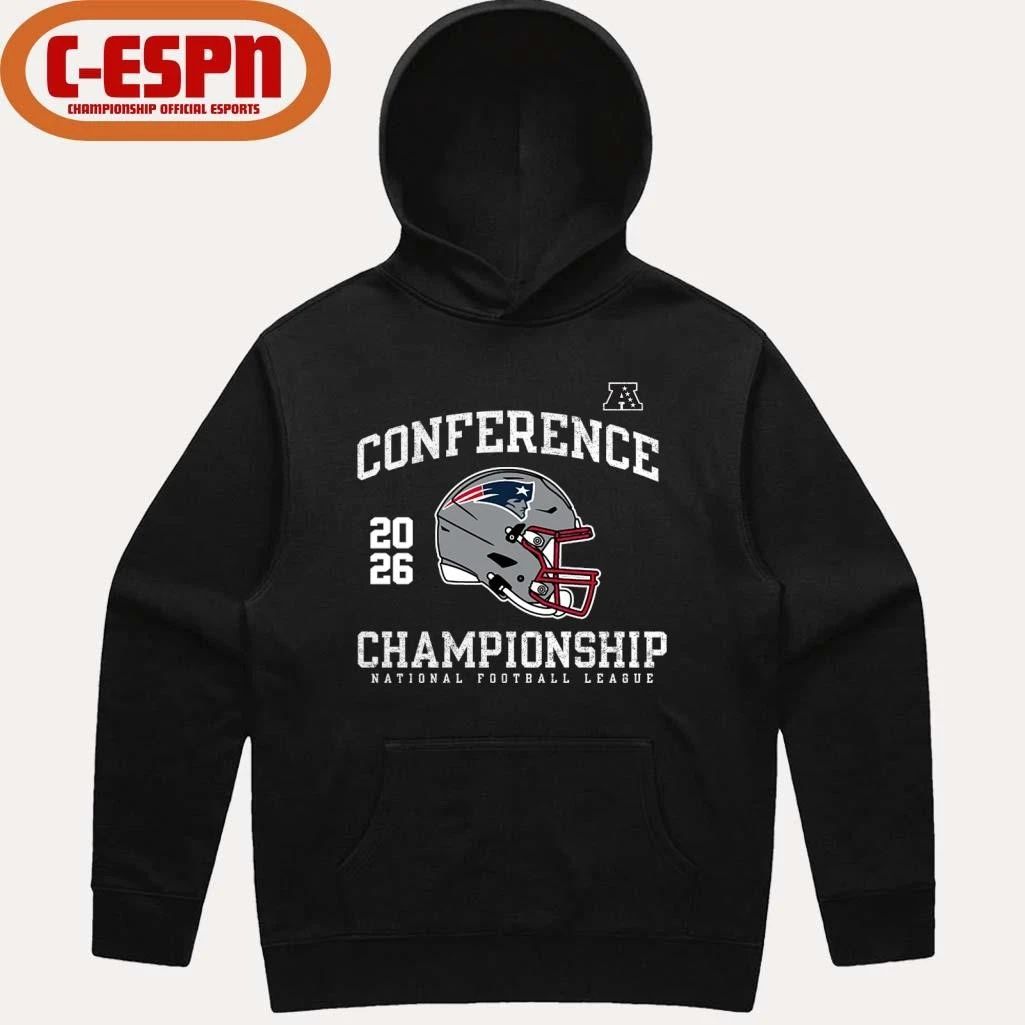 New England Patriots 2026 AFC Conference Championship Helmet T-Shirt