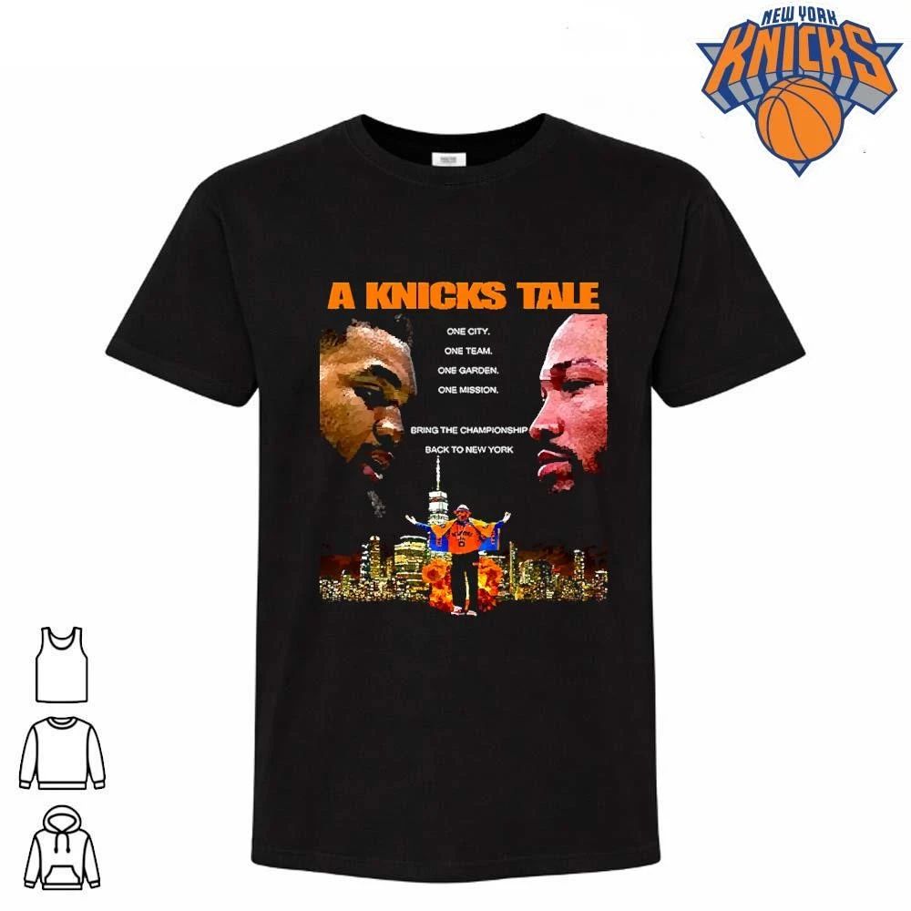 A Knicks Tale Towns Brunson Movie Poster Black New York Knicks Champions NBA 2026 Shirt