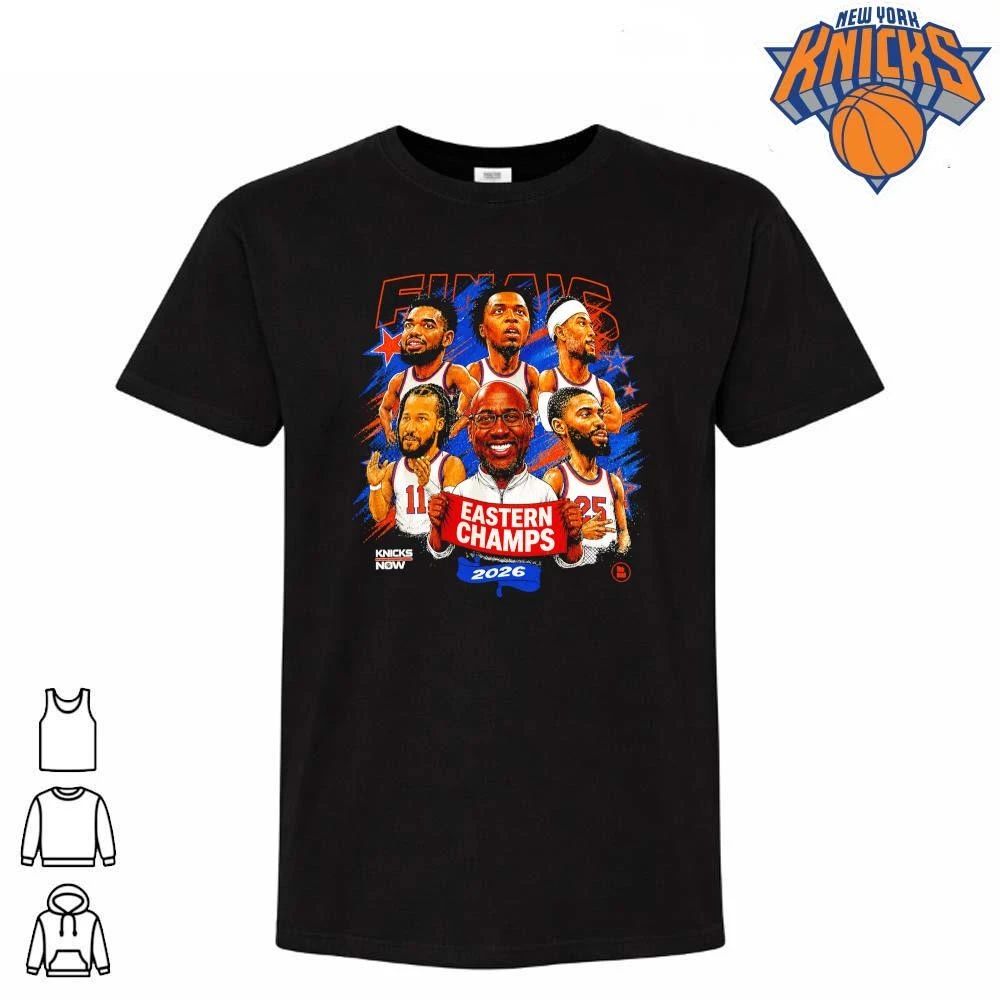 New York Knicks NBA Eastern Conference Champions 2026 Finals Graphic T Shirt