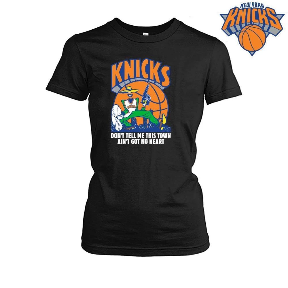 New York Knicks Champions NBA 2026 Dont Tell Me This Town Aint Got No Heart Vintage Basketball Graphic Shirt