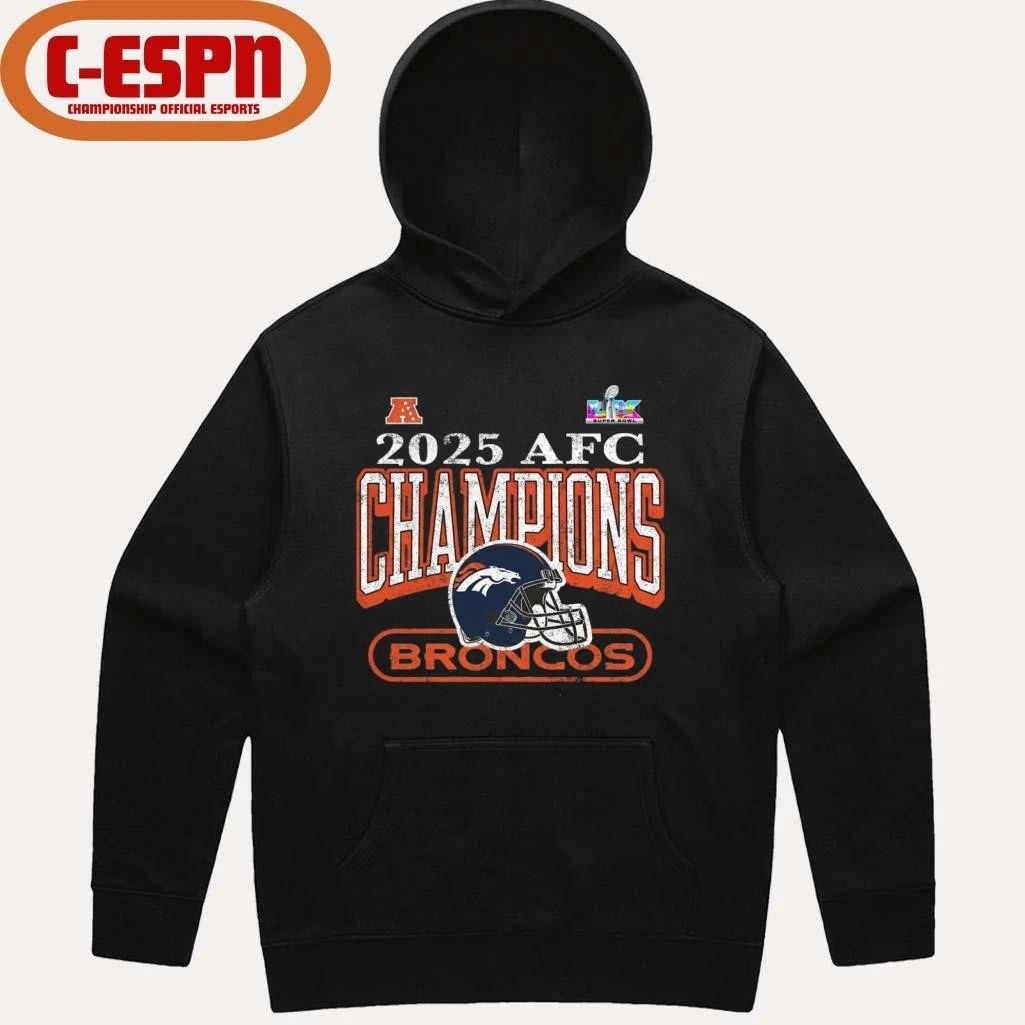 2025 AFC Champions Denver Broncos Super Bowl LX Bound T-Shirt