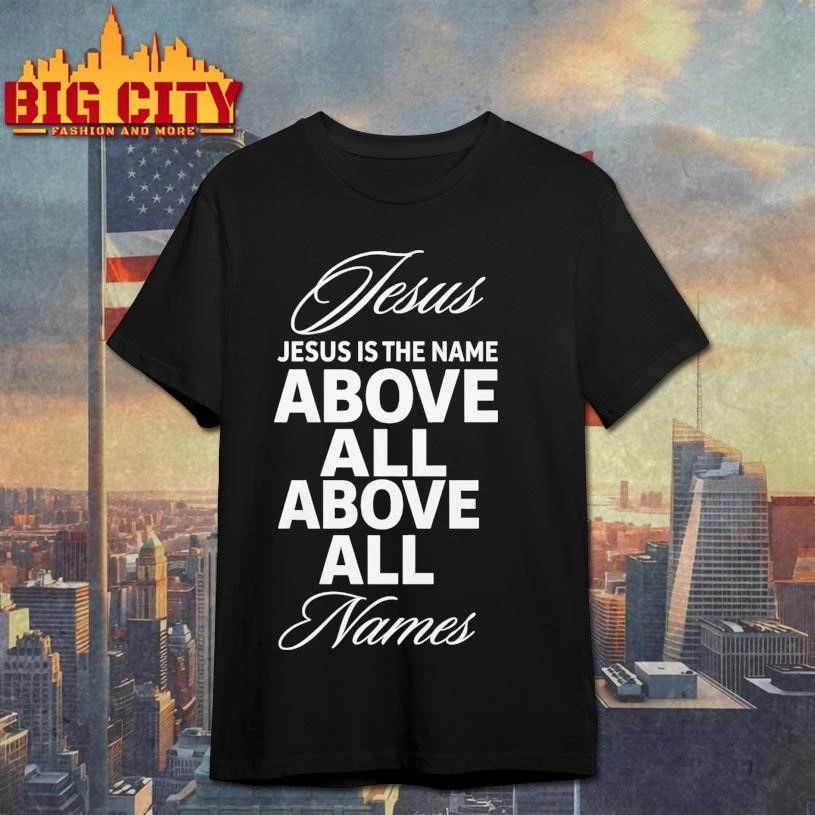 QB Justin Fields Jesus Is The Name Above All Names Shirt