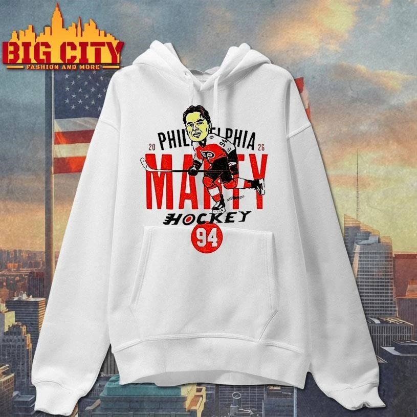 Philadelphia Hockey Porter Martone 94 2026 Nhl Signature Shirt