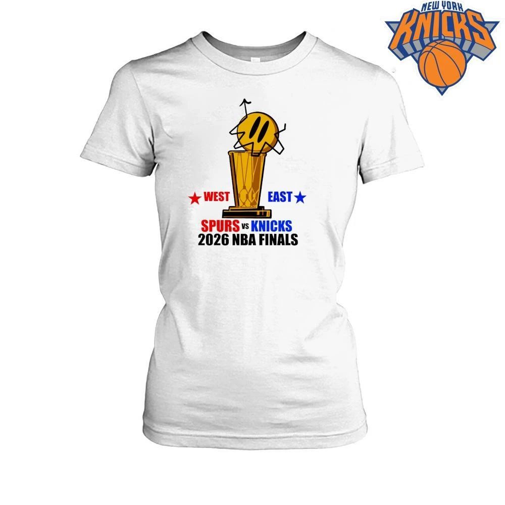NBA Finals 2026 Game 1 San Antonio Spurs vs New York Knicks West vs East Larry O’Brien Trophy Graphic Shirt