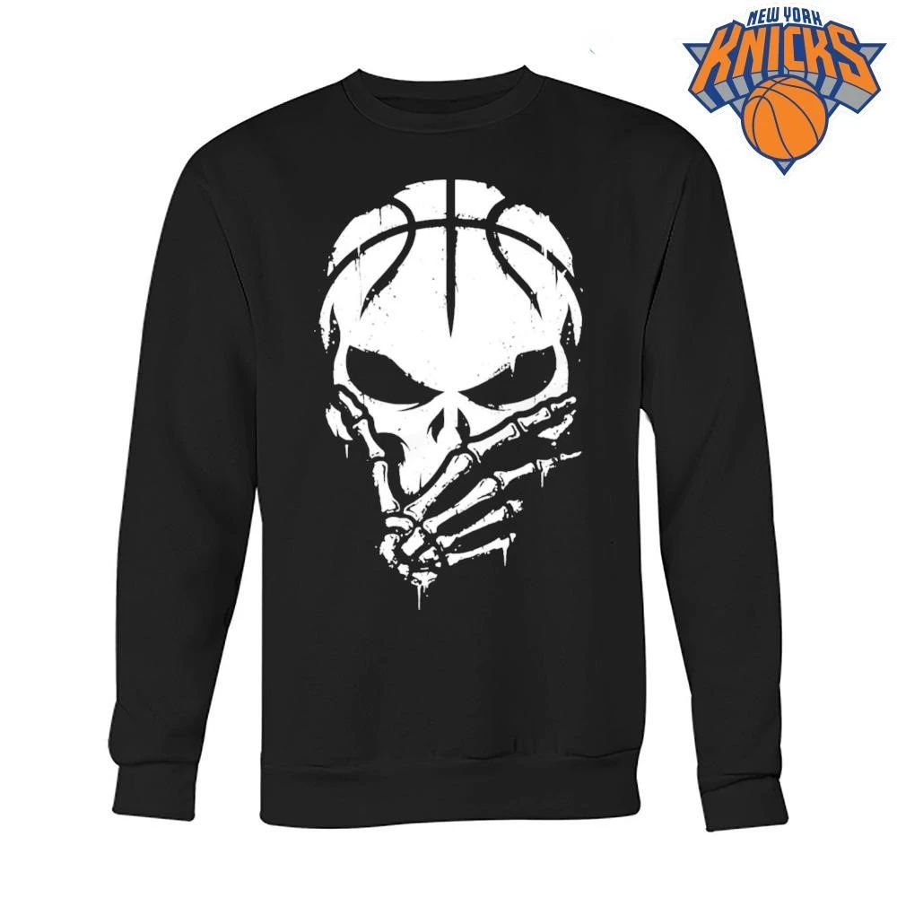 Punisher Jalen Brunson 3 Point Skull Basketball Skeleton Hand Shhh Finger To Lips NBA Finals 2026 Shirt