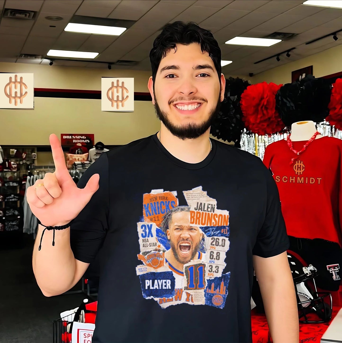 Jalen Brunson New York Knicks 3x NBA All Star Champions graphic shirt
