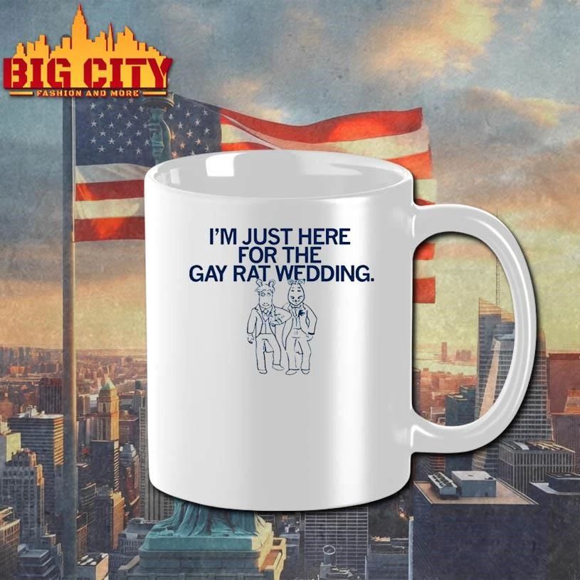 Gay rat wedding graphic shirt