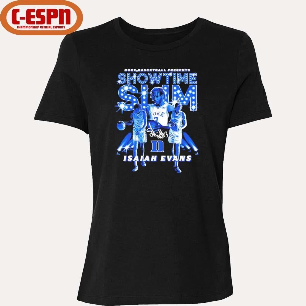 Isaiah Evans Duke Blue Devils Showtime Slim T-shirt