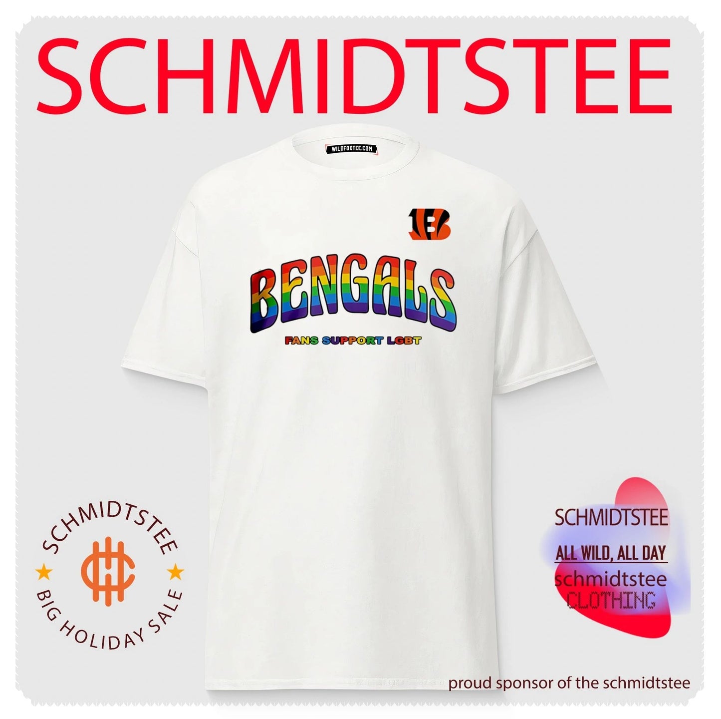 Cincinnati Bengals Fans Support LGBT Pride Month shirt