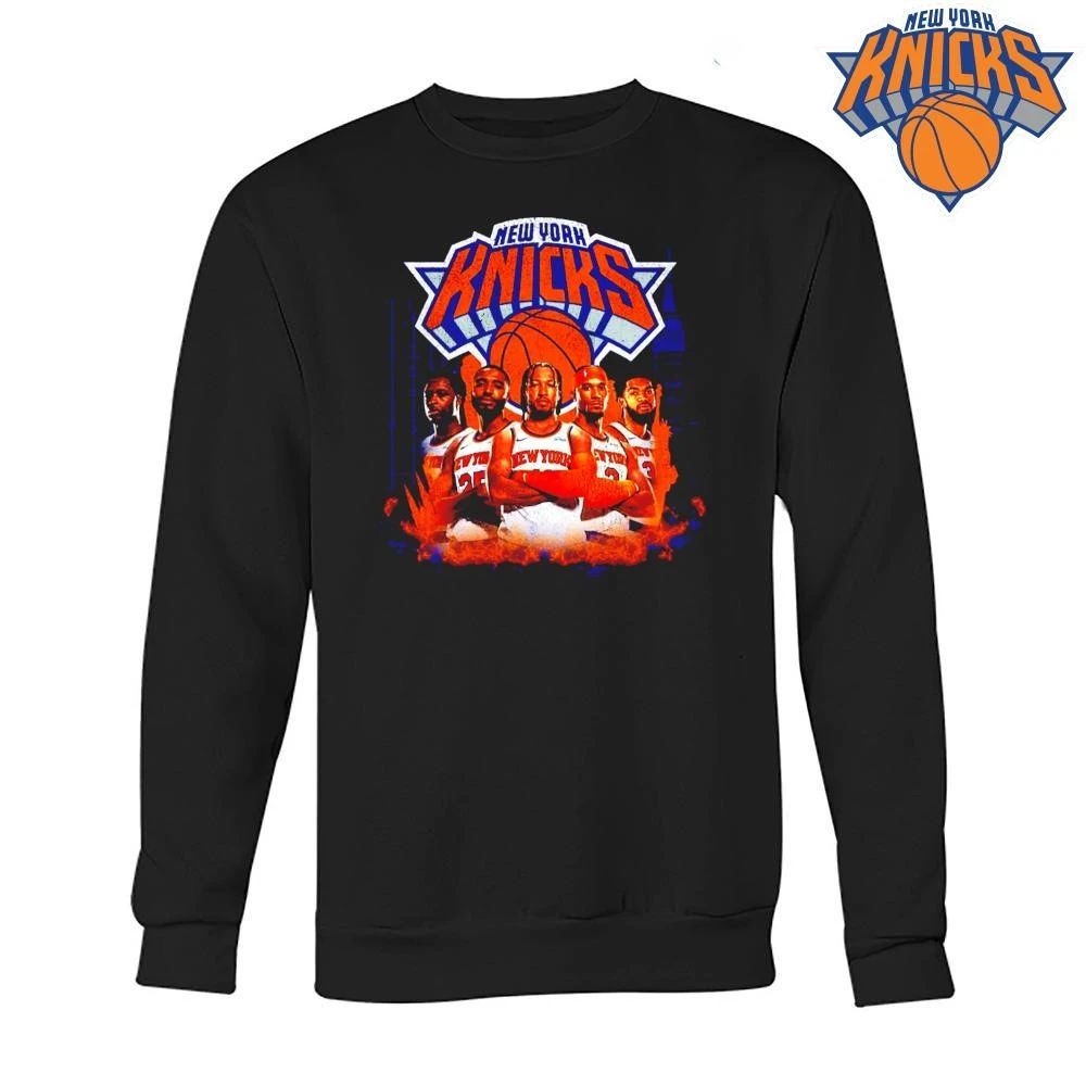 New York Knicks Squad Players NBA Finals 2026 Game 1 Retro Vintage T Shirt