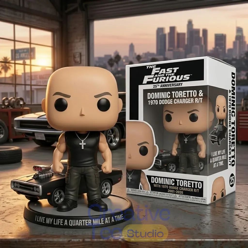 The Fast and the Furious 25th Anniversary Commemorative Pop Figure