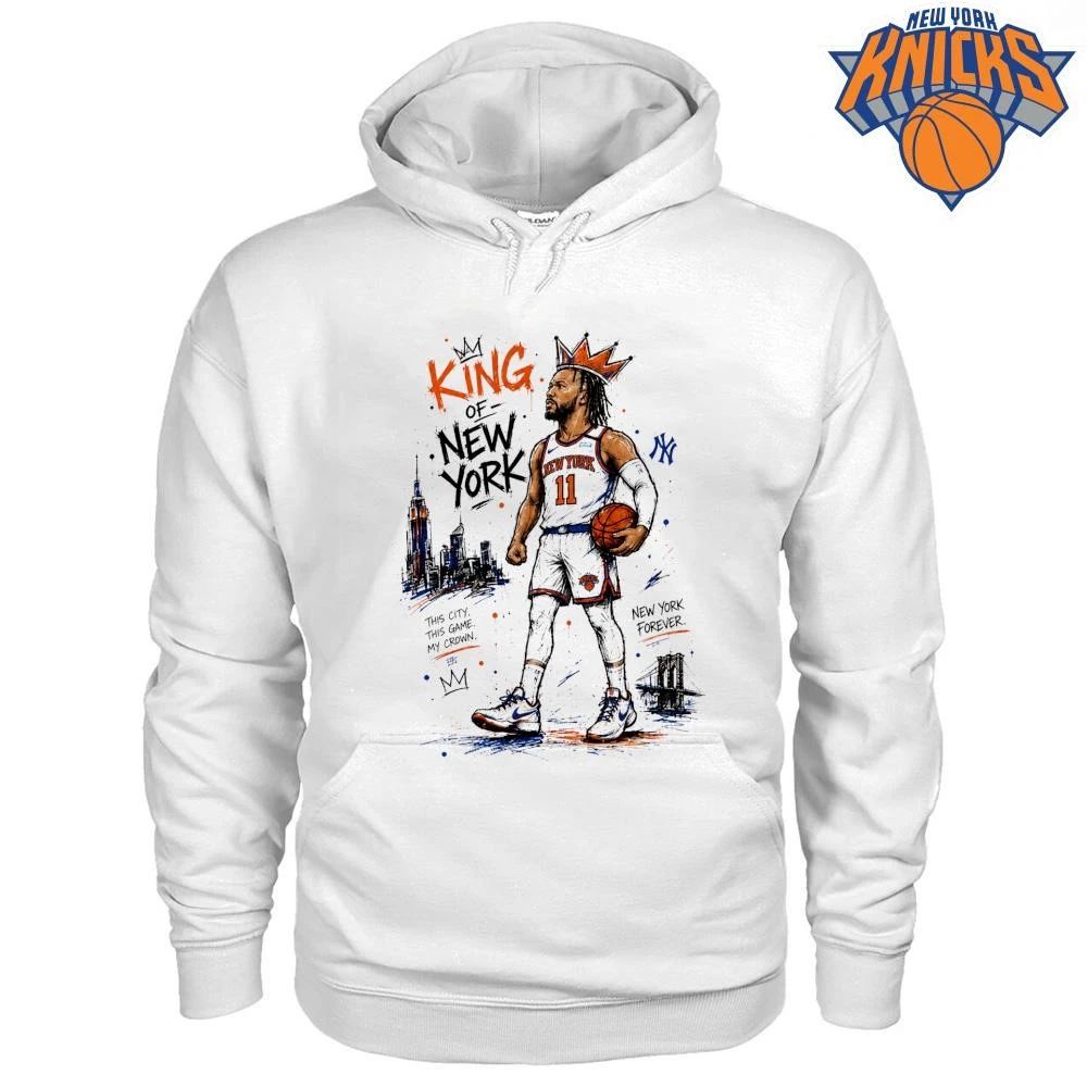 Jalen Brunson King Of New York Knicks Basketball Crown Art 2026 NBA Finals Shirt