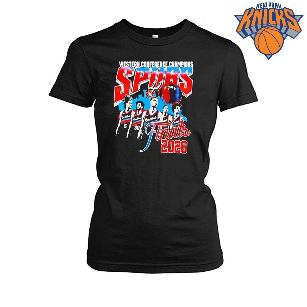 San Antonio Spurs 2026 Western Conference Champions Nba Finals Players Shirt