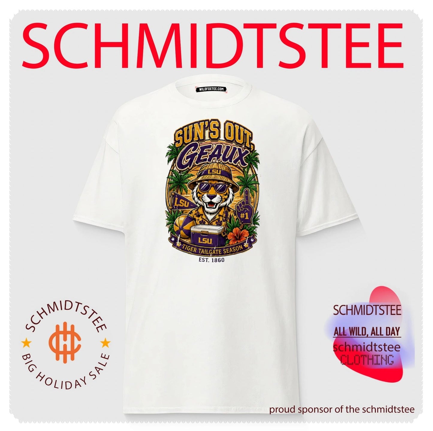 Lsu Tigers Sun’s Out Geaux Tiger Tailgate Season mascot shirt