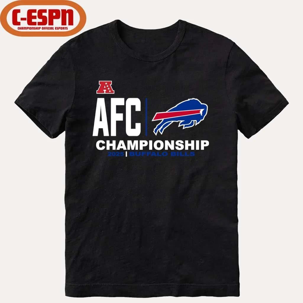 Buffalo Bills 2025-26 AFC Conference Championship Bound T-Shirt
