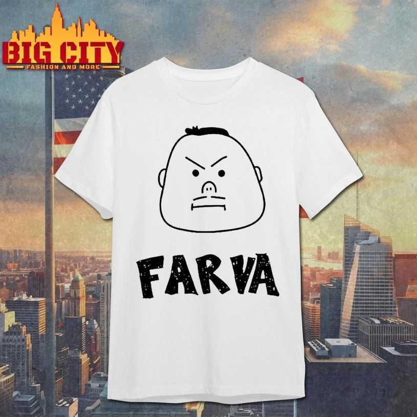 Farva Bachelor Party Cartoon Big Head Shirt