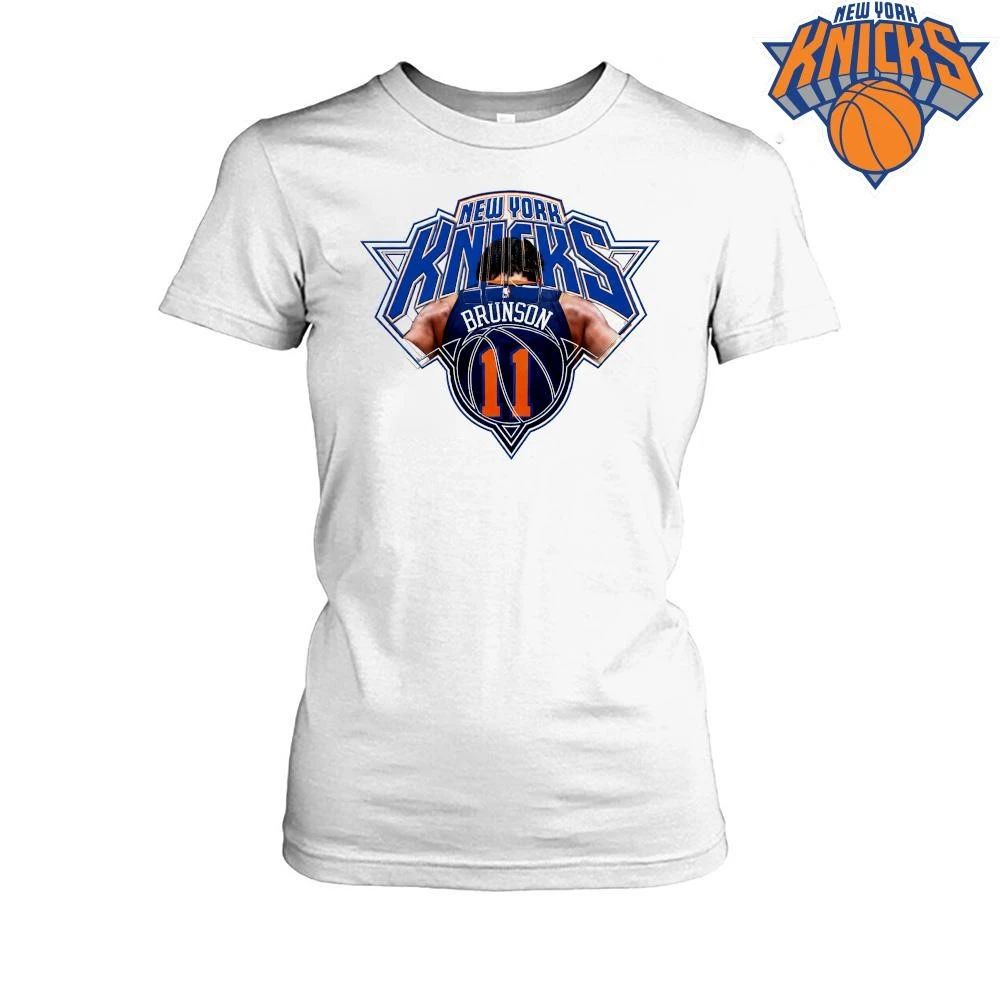 Jalen Brunson New York Knicks Number 11 Basketball Graphic Star Logo NBA Finals 2026 Shirt