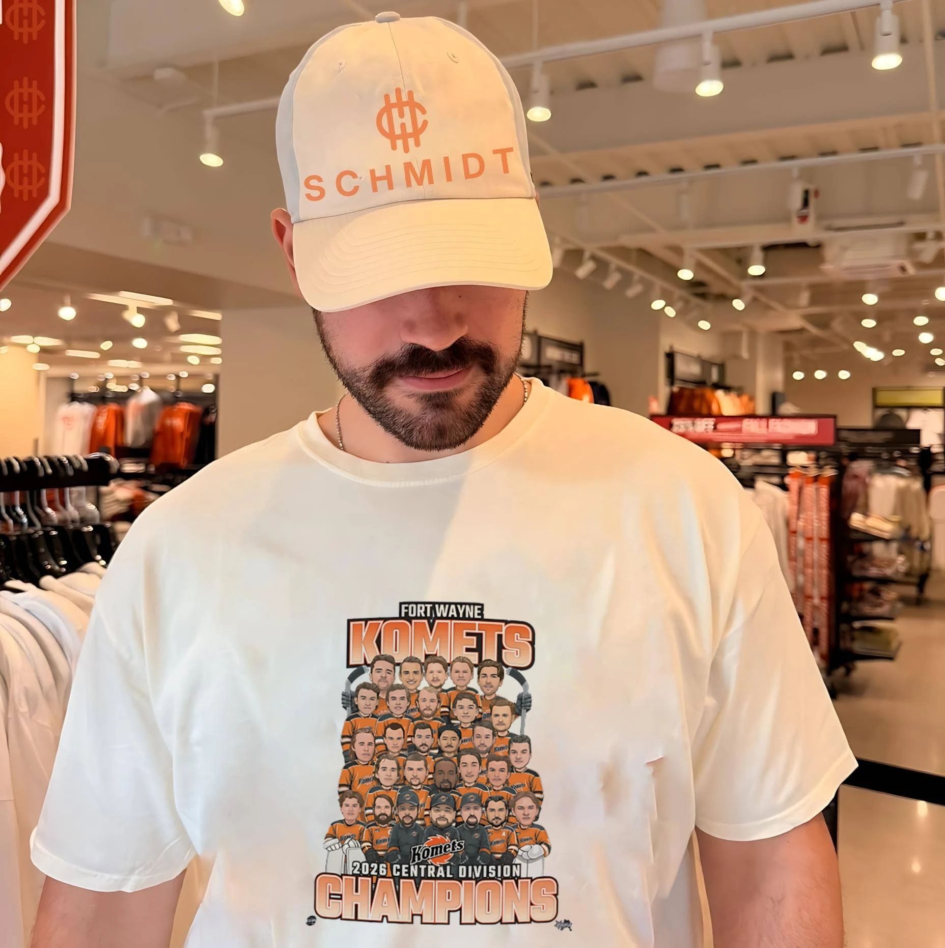 Fort Wayne Komets 2026 Central Division Champions caricature shirt
