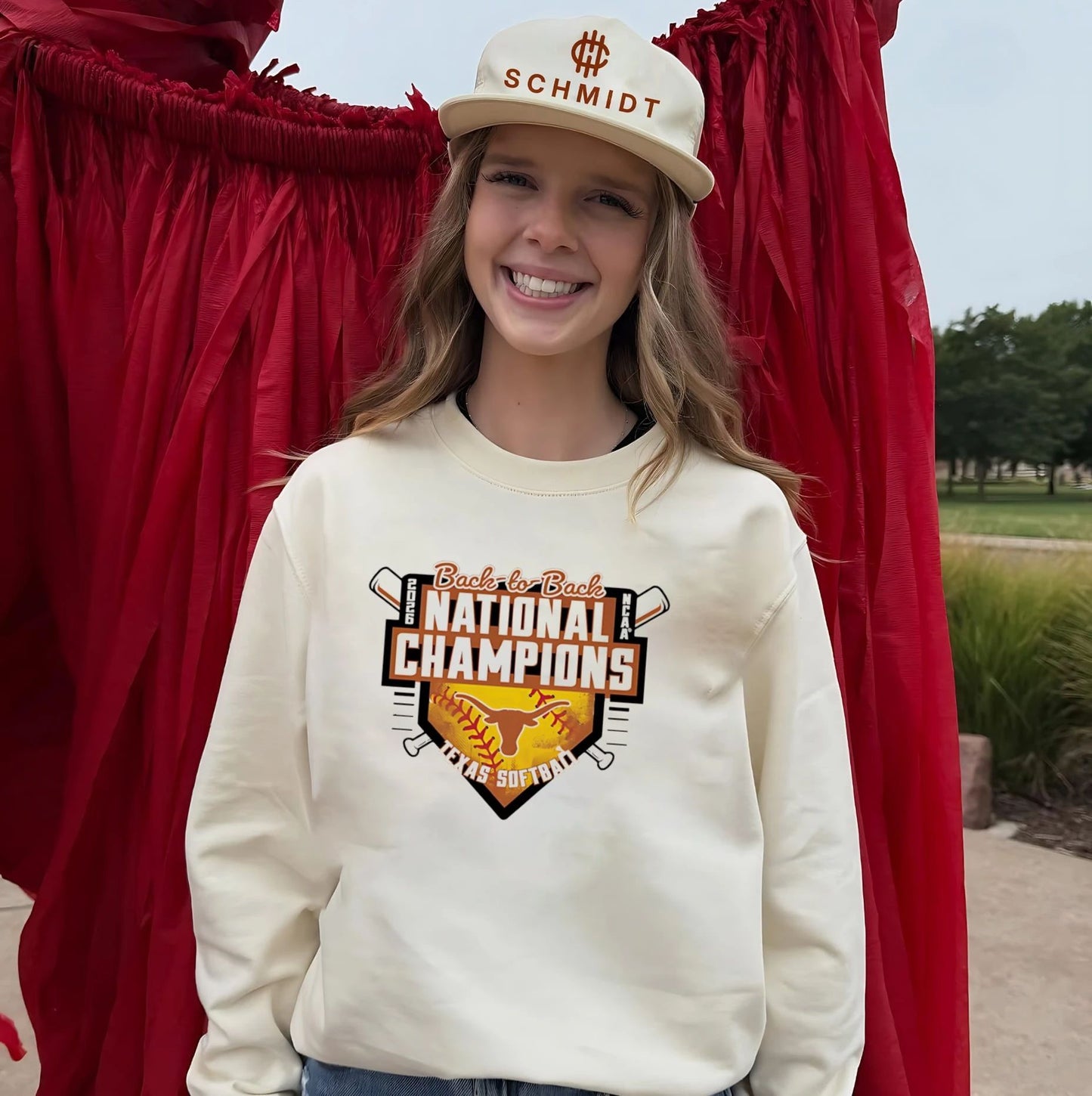 Texas Longhorns NCAA Softball WCWS Back-to-Back National Champions 2026 shirt